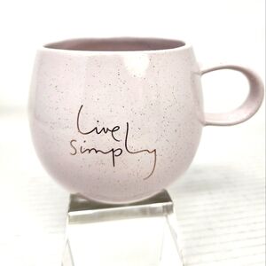 Minimalist Ceramic Coffee Cup Live Simply Trendy‎ Mug